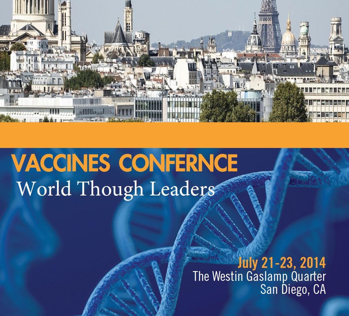 Vaccines scientific conference hall